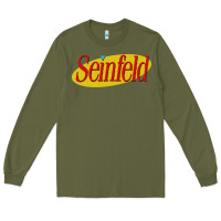 Army Green seinfeld Long Sleeve Tee - DesigneFamous