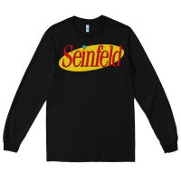 Black seinfeld Long Sleeve Tee - DesigneFamous