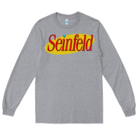 Heather Grey seinfeld Long Sleeve Tee - DesigneFamous