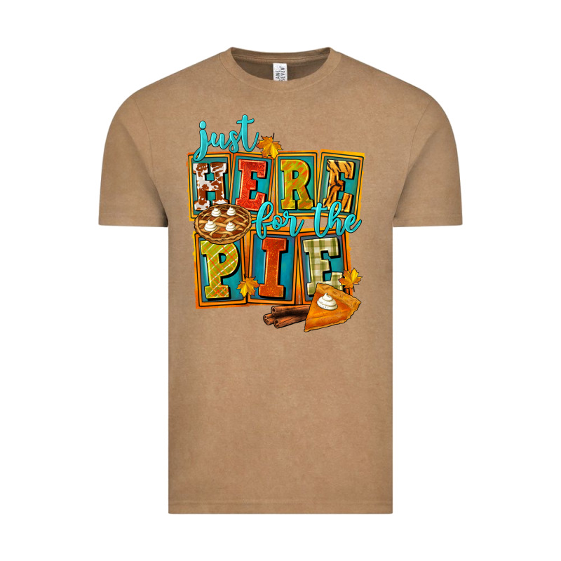 Just Here For The Pie Vintage Tee by FaDigitalArtStudio | Teevron
