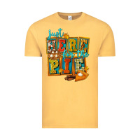 Vintage Mustard Just Here For The Pie Vintage Tee - FaDigitalArtStudio