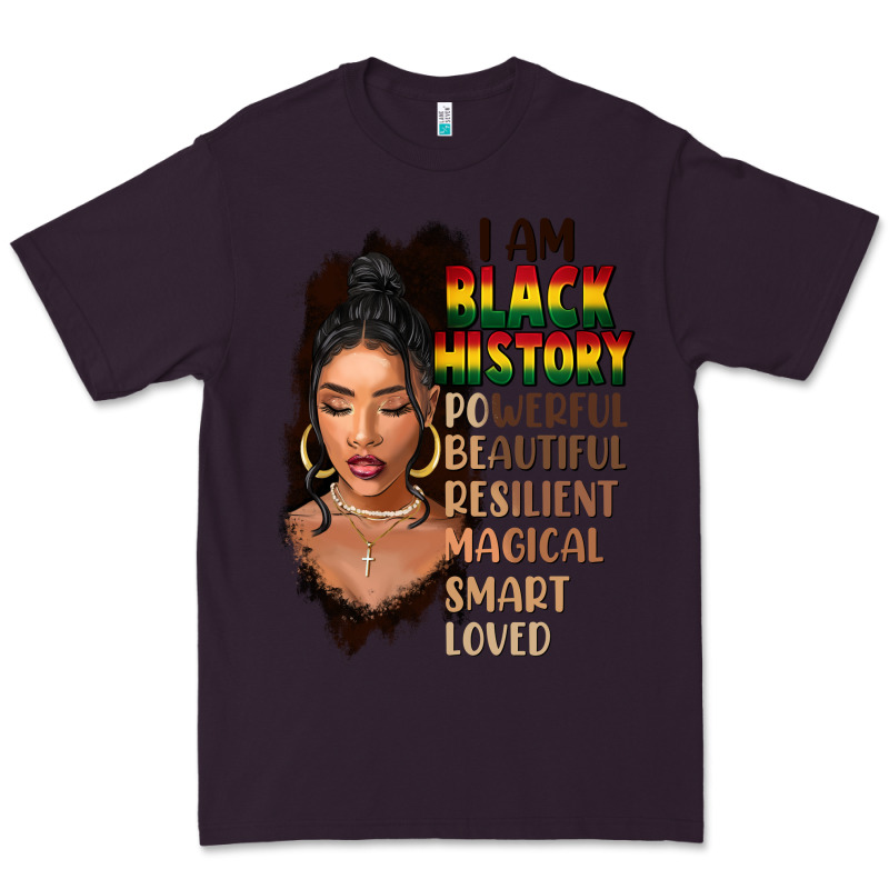 I Am Black History Black Girl Premium Tee by FaDigitalArtStudio | Teevron
