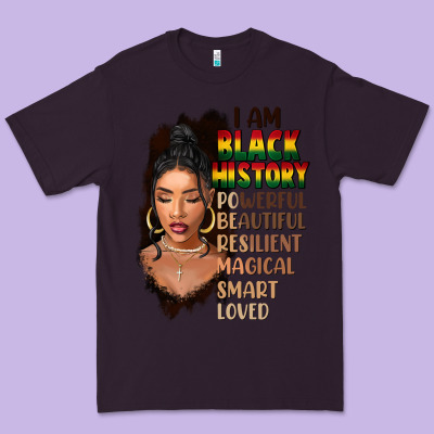I Am Black History Black Girl Premium Tee Designed By Fadigitalartstudio