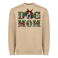 Mushroom Western Christmas Dog Mom St Bernard Heavyweight Sweatshirt - RanaPortraitStore