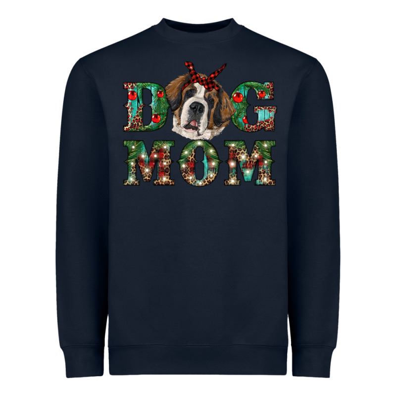 Western Christmas Dog Mom St Bernard Heavyweight Sweatshirt by RanaPortraitStore | Teevron