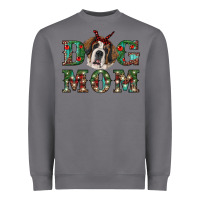 Storm Western Christmas Dog Mom St Bernard Heavyweight Sweatshirt - RanaPortraitStore