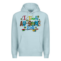 Blue Mist i teach au some kids Premium Hoodie - Artiststas