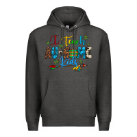 Charcoal Heather i teach au some kids Premium Hoodie - Artiststas