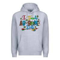 Heather Grey i teach au some kids Premium Hoodie - Artiststas