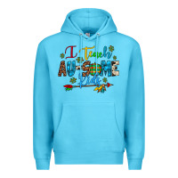 Ocean Blue i teach au some kids Premium Hoodie - Artiststas