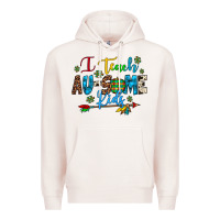 Pale Pink i teach au some kids Premium Hoodie - Artiststas