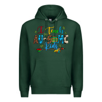 Sports Green i teach au some kids Premium Hoodie - Artiststas