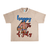 French Oak happy 4th of july Urban Heavy Tee - BundleAndBundleShop