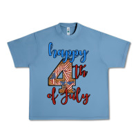 Pebble Blue happy 4th of july Urban Heavy Tee - BundleAndBundleShop