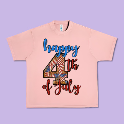 Happy 4th Of July Urban Heavy Tee Designed By Bundleandbundleshop