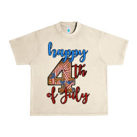 Sandshell happy 4th of july Urban Heavy Tee - BundleAndBundleShop
