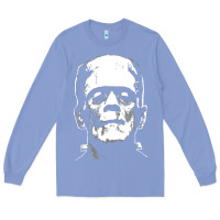 Colony Blue frankenstein Long Sleeve Tee - DesigneFamous