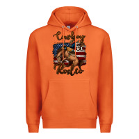 Carrot cowboy up rodeo bucking bronco Premium Hoodie - Jasminsmagicworld