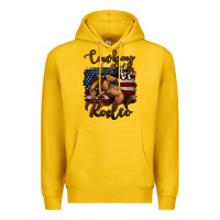 Lemon cowboy up rodeo bucking bronco Premium Hoodie - Jasminsmagicworld
