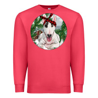 Cardinal Bull Terrier And Farm Premium Sweatshirt - RanaPortraitStore