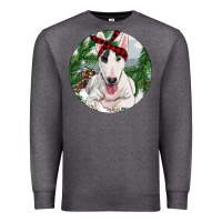 Charcoal Heather Bull Terrier And Farm Premium Sweatshirt - RanaPortraitStore