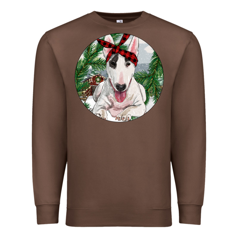 Bull Terrier And Farm Premium Sweatshirt by RanaPortraitStore | Teevron