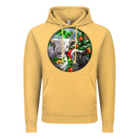 Vintage Mustard christmas southdown baby sheeps Vintage Hoodie - LillyAllenDesigns