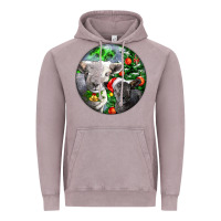 Vintage Zinc christmas southdown baby sheeps Vintage Hoodie - LillyAllenDesigns