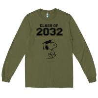 Army Green funny graduation class of 2032 Long Sleeve Tee - DesigneFamous