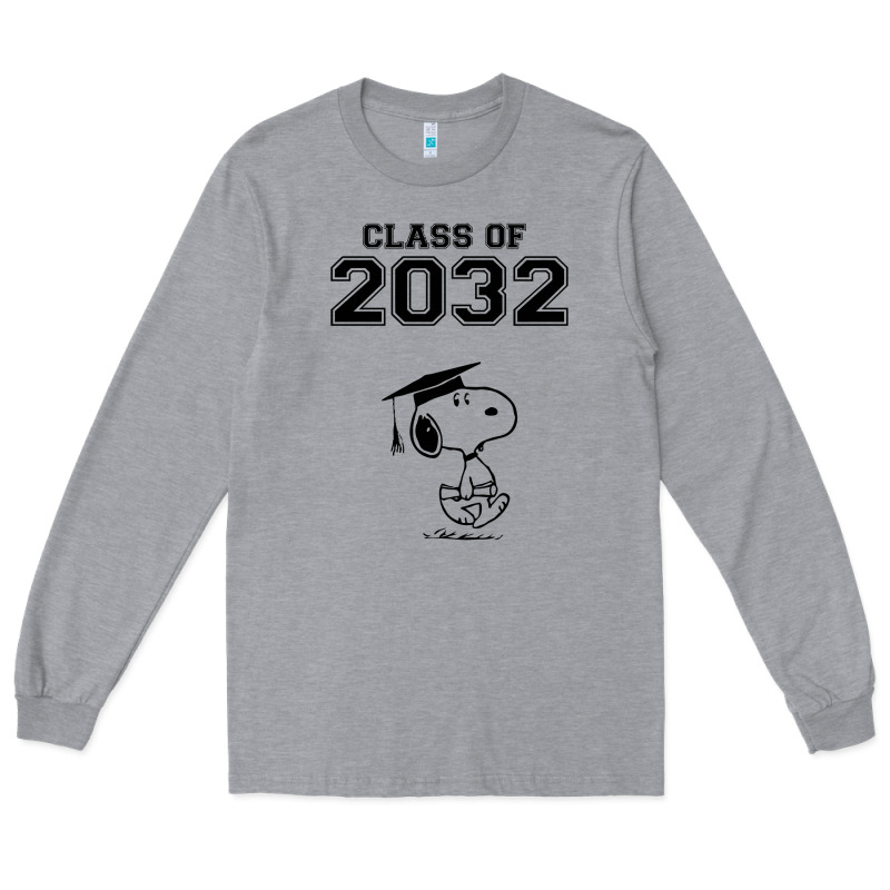 Funny Graduation Class Of 2032 Long Sleeve Tee by DesigneFamous | Teevron