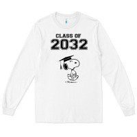 White funny graduation class of 2032 Long Sleeve Tee - DesigneFamous
