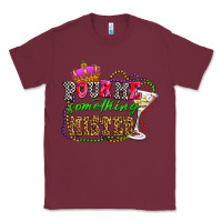 Burgundy pour me something mister olivia Classic Tee - OliviaCreatesArt