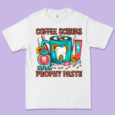 Coffee Scrubs And Prophy Paste Dentist Coffee Premium Tee Designed By Fadigitalartstudio