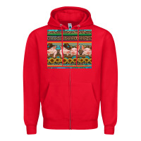 Red western serape pigs Zipper Hoodie - RanaPortraitStore
