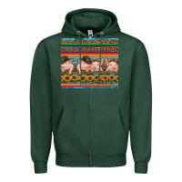 Sports Green western serape pigs Zipper Hoodie - RanaPortraitStore