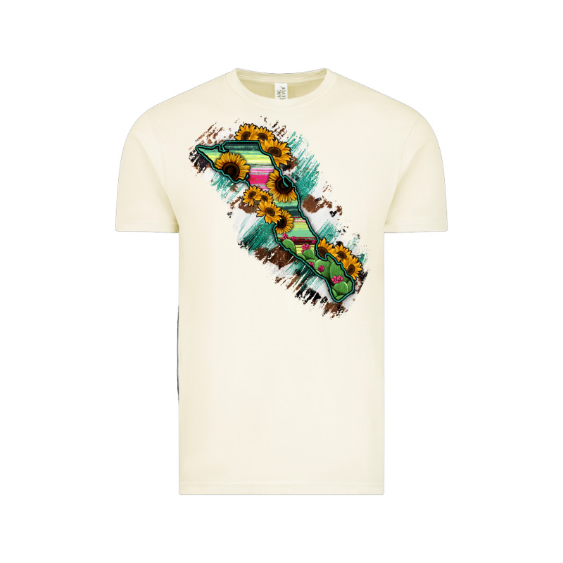 Baja California Sur State Of Mexico Map Vintage Tee by RanaPortraitStore | Teevron