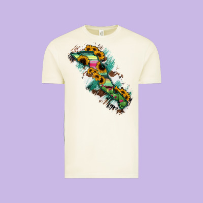 Baja California Sur State Of Mexico Map Vintage Tee Designed By Ranaportraitstore