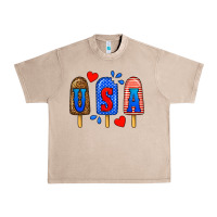 French Oak usa popsicles Urban Heavy Tee - BundleAndBundleShop