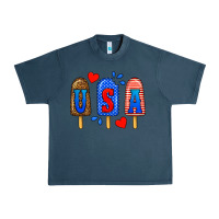 Midnight Navy usa popsicles Urban Heavy Tee - BundleAndBundleShop