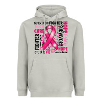 Moon Dust survivor breast cancer ribbon Heavyweight Hoodie - RanaPortraitStore