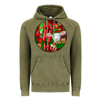 Vintage Olive ho ho ho merino wool baby sheep Vintage Hoodie - LillyAllenDesigns