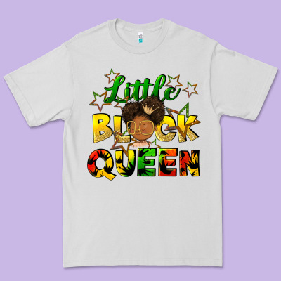 Little Black Queen Premium Tee Designed By Fadigitalartstudio