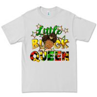 Dove Grey Little black queen Premium Tee - FaDigitalArtStudio