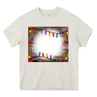 Cream christmas bleach effect tumler Heavy Core Tee - CowCowDesign