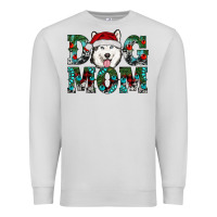 Dove Grey Christmas Dog Mom Husky Premium Sweatshirt - RanaPortraitStore