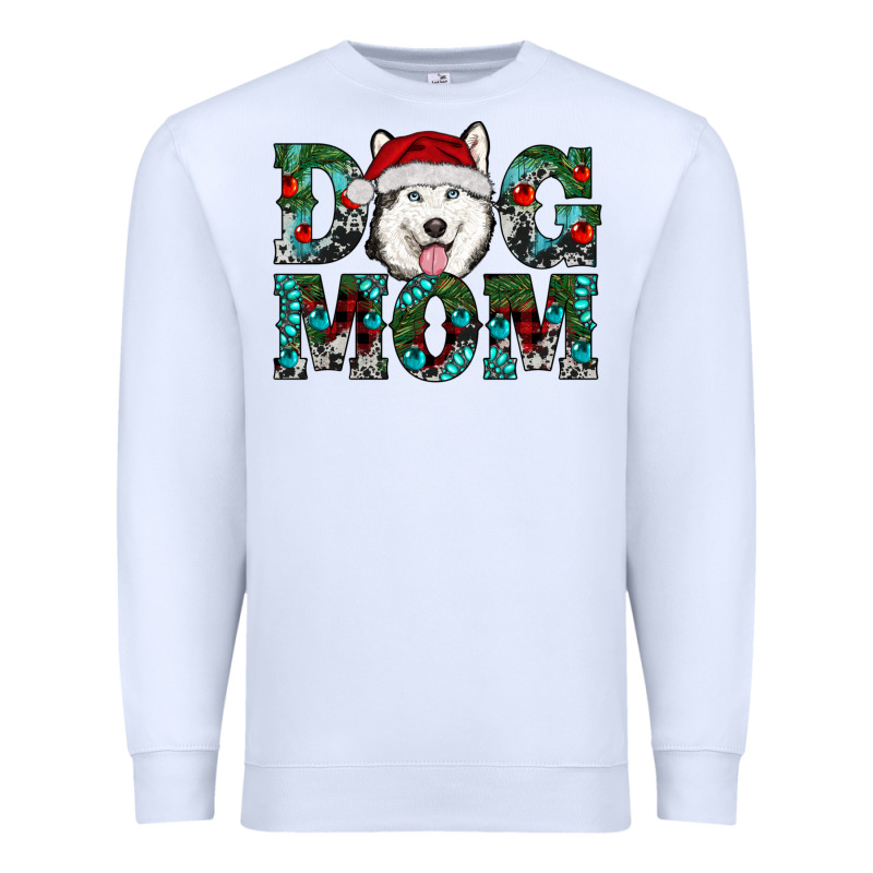 Christmas Dog Mom Husky Premium Sweatshirt by RanaPortraitStore | Teevron