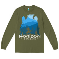 Army Green horizon zero dawn Long Sleeve Tee - DesigneFamous