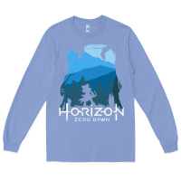 Colony Blue horizon zero dawn Long Sleeve Tee - DesigneFamous