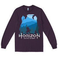 Plum horizon zero dawn Long Sleeve Tee - DesigneFamous