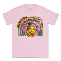 Bubblegum Pink mardi gras rainbow Classic Tee - OliviaCreatesArt